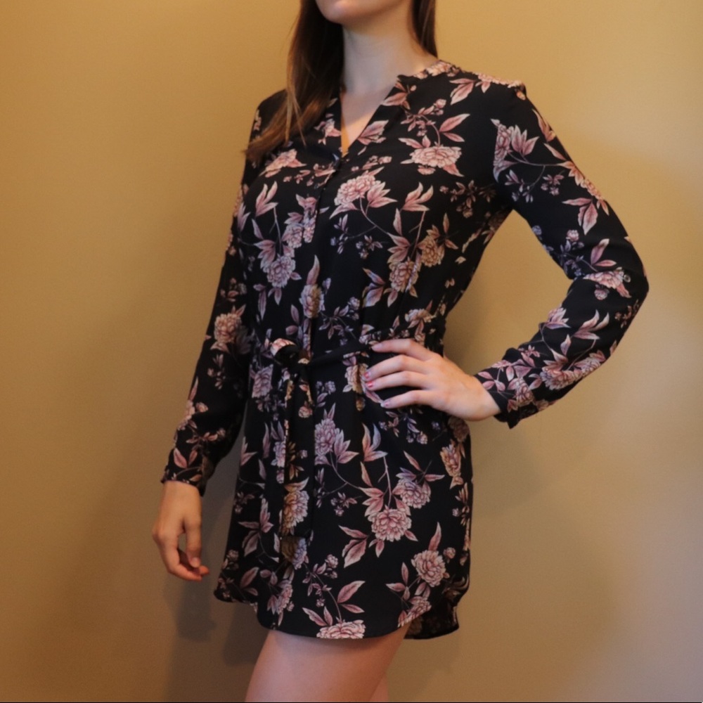 Forever 21 Black Floral Dress